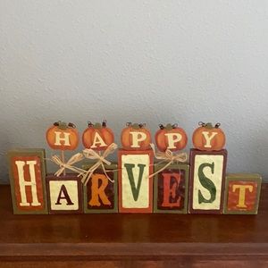 Fall Happy Harvest wooden sign
